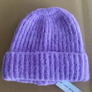 Lane Bryant Purple Knit Beanie